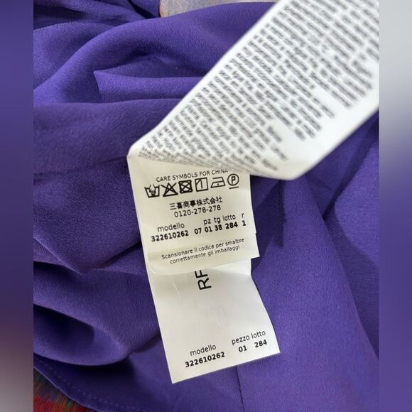 NWT MARELLA Rank Green Plaid Luxury Designer Party Wedding Mini Wrap Dress 2 - Picture 12 of 15